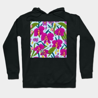 Lovely purple orchid flower design Hoodie